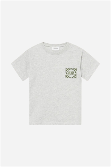 Les Deux Goods T-shirt - Melange / Gräslöksgrön